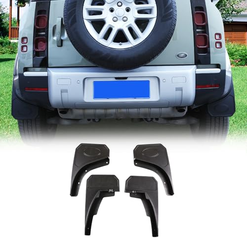 Image of Mudguard Flaps Splash Guards Compatible with Land Rover Defender 90 110 130 2020 2021 2022 2023 Accessories, Splash Guard Fender Mudguards, 4Pcs