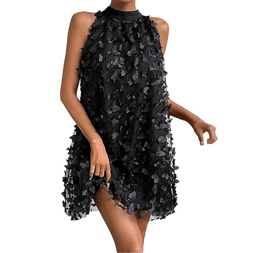 Robe amples sans manches style licou pour vos soirées d'été