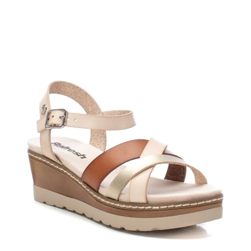 REFRESH Sandalias 171785 Blanco -Altura cuña 6cm- - imagen 4