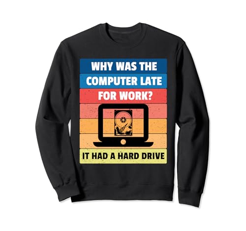 Hard Drive Dad Joke Programmer Software Developer Infosec Sweatshirt