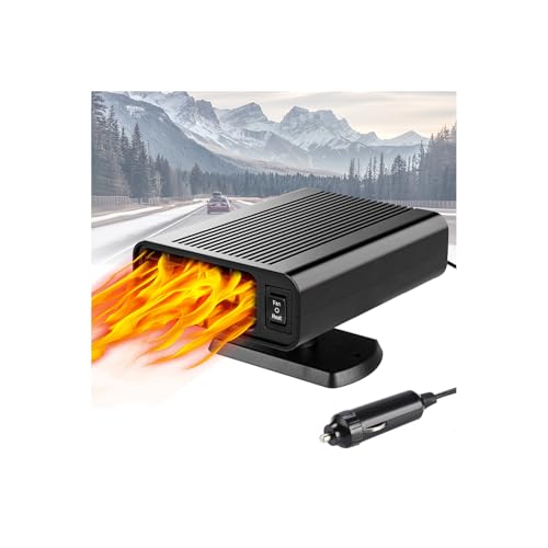 Calentador de coche de 12 V y 150 W con encendedor de cigarrillos y función 2 en 1