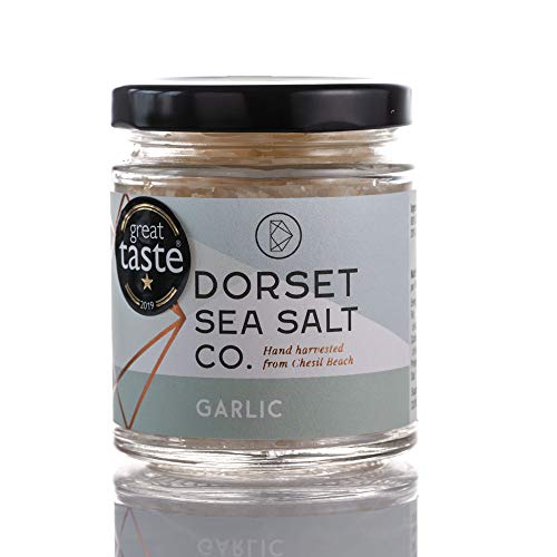 Sal marina Dorset con sabor a ajo 4.4 oz miniatura 1