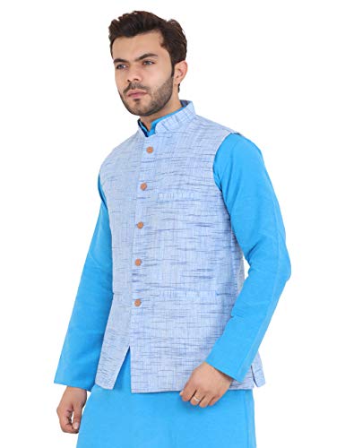 Image of LATEST CHIKAN Men's Textured Nehru Jacket
