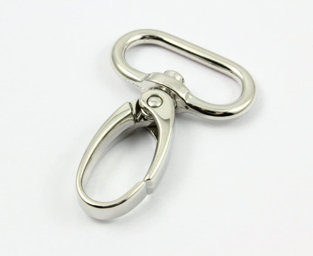 20 Pieces 45x25.5mm Swivel Snap Hook Metal Lanyard Hook Paracord Lobster Trigger Clasp Clips