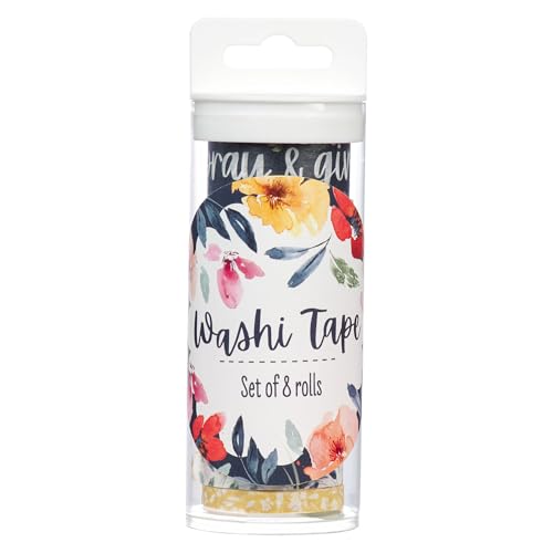 Christian Art Gifts Premium Decorative Washi Tape for Women: Rejoice Always