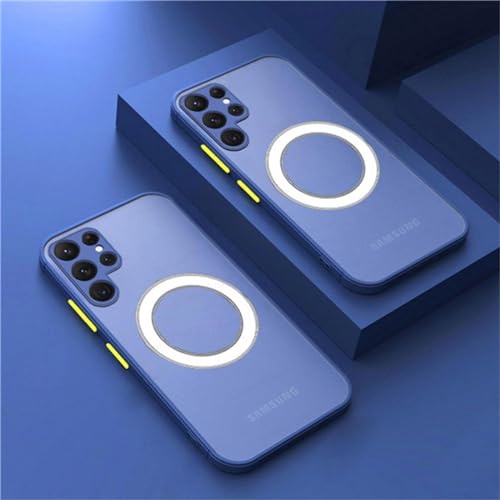 ワイヤレス充電対応 Galaxy S23 FE ケース マット透明 電話ケース磁気 GalaxyS23FEケース MagSafe対応 充電器ワイヤレスをサポート ギャラクシーS23FE ケース 傷つきにくい 耐衝撃 S23 FE ケース カメラを完全に保護
