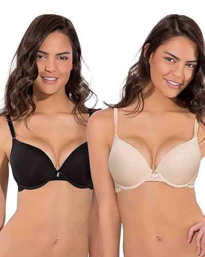 Smart & Sexy Women's Maximum Cleavage Underwire Bra Fashion Colors,