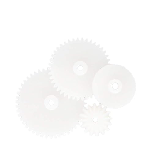 Miniatura 17 de Fielect Kit de engranajes de plástico 43pcs con accesorios surtidos para robot motor DC