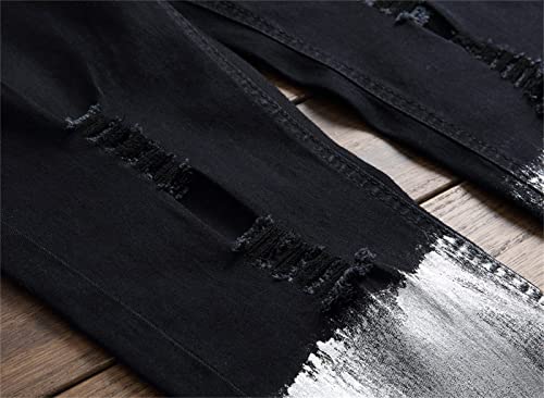 Pantalones ajustados para hombre estilo clásico en mezclilla miniatura 5