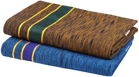 GREEN TEE Men Coloured Dhoti - Pack of 2