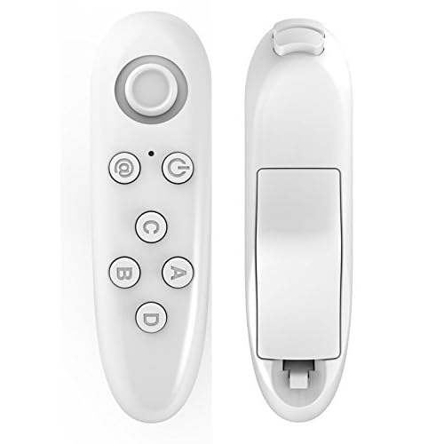 VR Primus® Bluetooth Fernbedienung | Controller für VR-Brillen/Android Smartphones/Tablets/PC/Windows/Mac/Google Cardboard VR Apps | Maus Funktion | Samsung Gear VR/HTC/Sony/LG/Huawei/Lenovo Gamepad