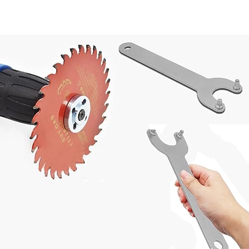Llave inglesa de 2 pines adecuada para amoladoras angulares de 125/150 mm, herramientas manuales de llave de sujeción de discos, 1 unidad - imagen 7