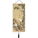 EAPEY Prints Chinese Scroll Hanging Japanese Wall Art Decor Home