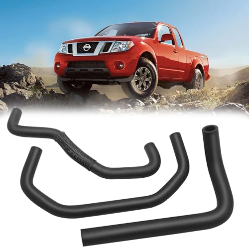 Jaronx 3PCS Breather Hoses Compatible with Nissan Pathfinder 2005-2012, Frontier 2005-2019, Xterra 2005-2015, NV 2005-2020, 4.0L Engine PCV Blowby Valve Hose 11823-EA20A, 11826-ZL80B, 11826-EA200
