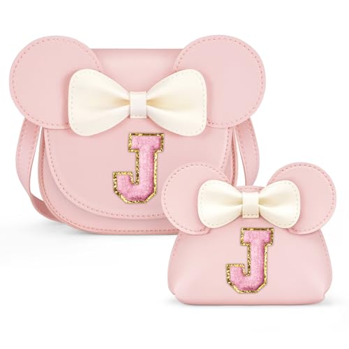 Image of Toddler Purse Gifts for Girls, Little Girl Purse Kids Wallet Crossbody Bag, Birthday Gifts for 3 4 5 6 7 8 Year Old Girl (J, Pink)