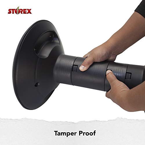 Image of Storex Wiggle Stool - Active Flexible Seating for Classroom and Home Study, Adjustable 12-18 Inch Height, Black (00300U01C)