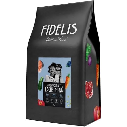 Fidelis Getrocknetes Lachs-Menü für Hunde