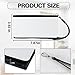2pcs Sublimation Heat Transfer Wallet Blank, Fashion Ladies Leather Wallets, Large Capacity Secure Buckle Leather Clutch Wallet, DIY Craft Long Purse for Women Girl Gift (2pcs)