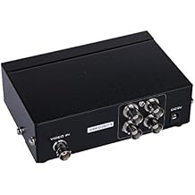 4-Port 1 Input 4 Output BNC Video Splitter Box Coaxial Distributor Amplifier for Video Monitoring System CCTV Security Camera