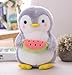 Decanyue 25 cm / 45 cm Pinguino Giocattoli di Peluche Bambole di pezza morbide Bambini Bambola Animale Carino Regalo di Natale 25 cm 1