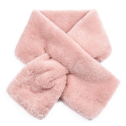 Faux Fur Scarf for Women, Fur Collar Scarf for Girls, Neck Shrug Scarves for Coat Dress Christmas