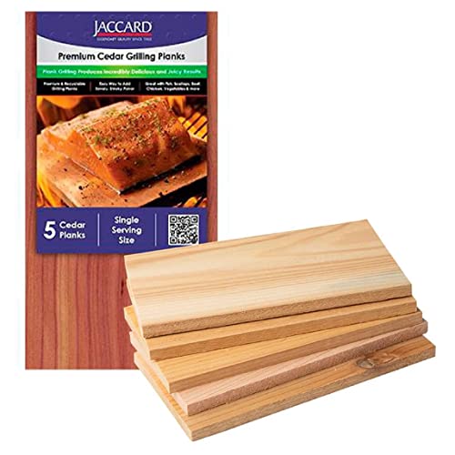 Jaccard Premium Cedar Planks, For Grilling, Fish, Meat, and Veggies,