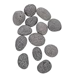 MOTHNUR Piedras Volcánicas Naturales para Chimenea y Fuego Exterior Resistentes al Calor Reutilizables Decoración Rústica para Jardín y Relleno para Fogón