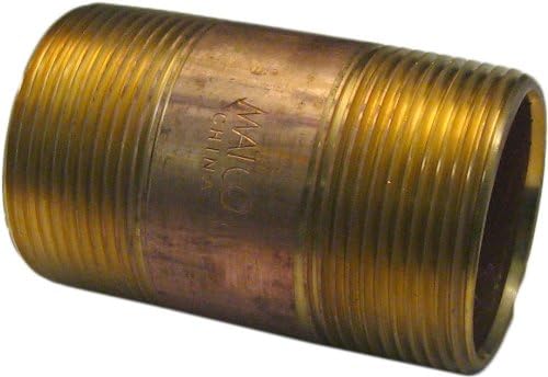 1-1/2"x3" Brass Pipe Nipple