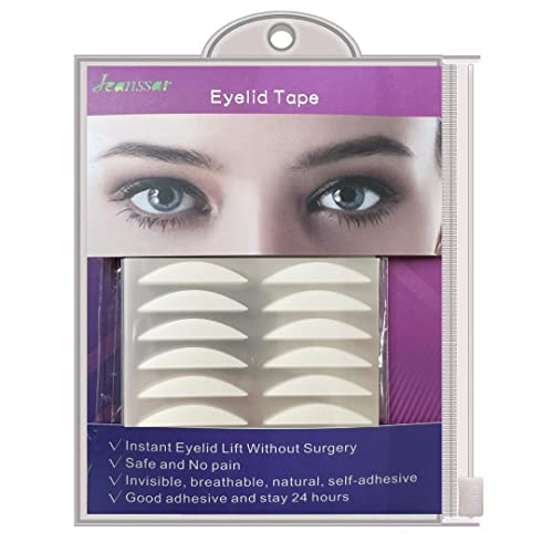 320Pcs 4MM Eyelid Tapes Sticker, Invisible Eyelid Lift Strips for Saggy, Hooded, Droopy Eyelids, Self-Adhesive Eyelid Correcting Stripes, Stay 24 Hours