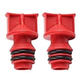 Air Compressor Oil Plug | 17mm Thread Leak-Proof 2-Piece | Compressor Breather Oil Fill Plug | for Home Workshop Garage Factory Mechanic Beginners Machine Equipment