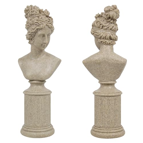 Escultura de Busto Femenino Clásico Moderno 12.5 in miniatura 3