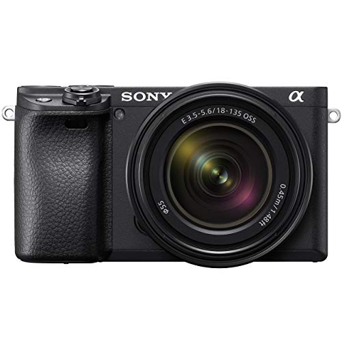 Image of Sony a6400 4K Mirrorless Camera ILCE-6400M /B with 18-135mm F3.5-5.6 and FE 50mm F1.8 2 Lens Kit Bundle with Deco Gear Travel Case Photography Accessories Set and 2X Extra Battery