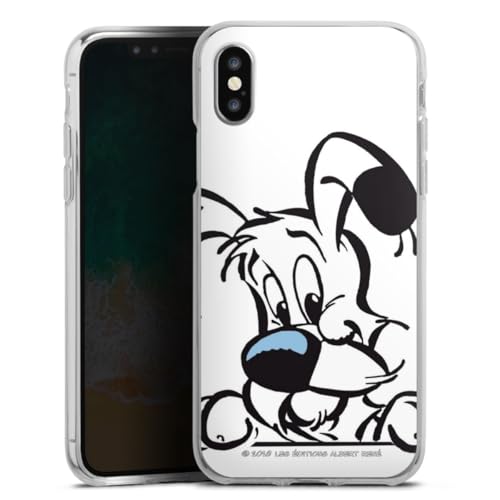 Coque silicone iPhone X Idefix - Étui souple officiel bande dessinée
