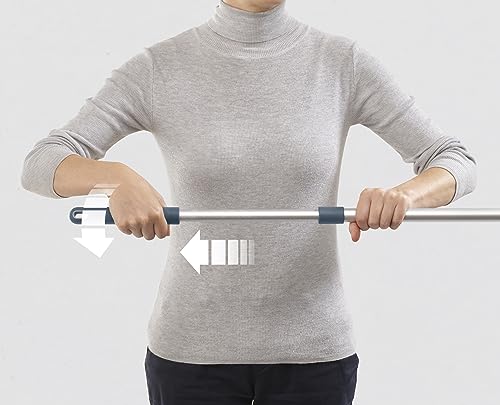 Escoba con mango extensible Joseph Joseph y peine de limpieza para un barrido eficiente 6