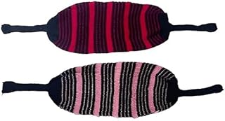 Women's Winter Wear Multicolored Woolen Muffler Scarf/Maternity Pregnancy Muffler Woolen Color & Design May Vary D-2 (Pack of 2)-picture-40