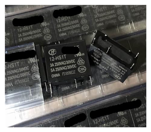 Relé de 4 pines HF46F con alta capacidad de conmutación 5A 7A para placas electrónicas