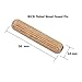 BICB Fluted Wood Kiln Dowel Pins, 10MM x 50MM - 50 Pieces, Made of Beechwood