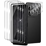 Xunzii Verre Trempé pour Sony Xperia X1 VIII Protection Ecran, 3 Pièces Protection écran avec 3 Pièces Caméra Arrière Protecteur, Dureté 9H Glass Anti Rayures Sans Bulles Film Vitre Trempé