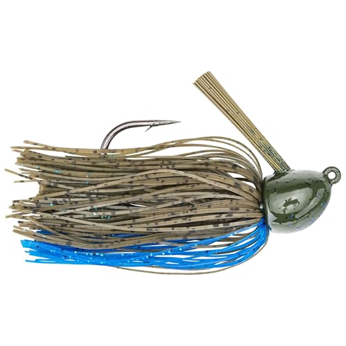 Strike King Hack Attack Jig Fishing Lure, Flipping Jig, Okeechobee Craw, 1-Ounce