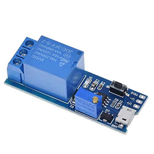 Module de commande de déclencheur à relais temporisé 5V-30V avec minuterie réglable