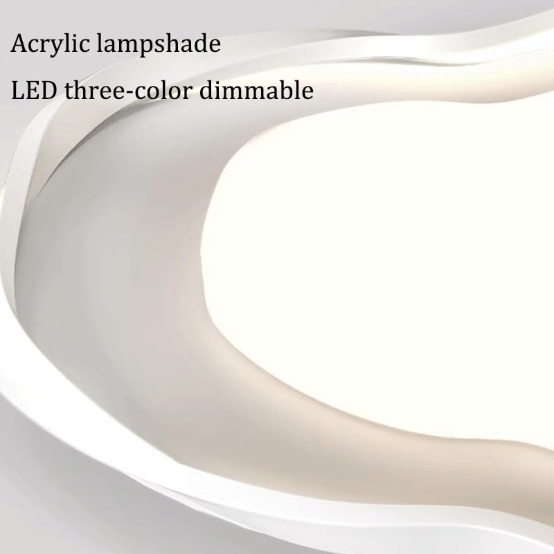 Lámpara de techo LED regulable con diseño de nube creativa para dormitorio infantil 5