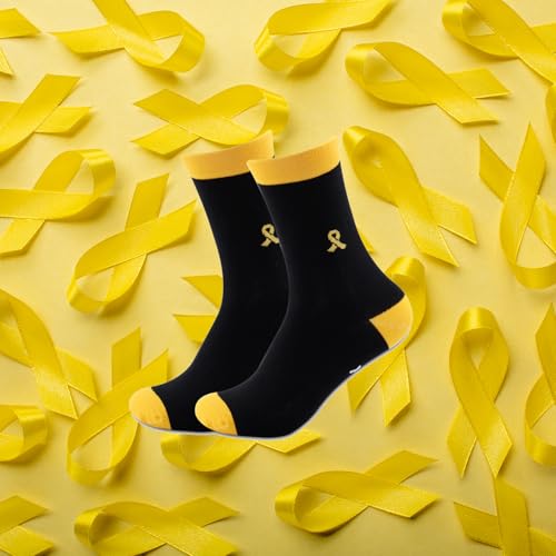 MBMSO 2 Pairs Cancer Awareness Socks Cancer Gifts for Survivor Fighter3
