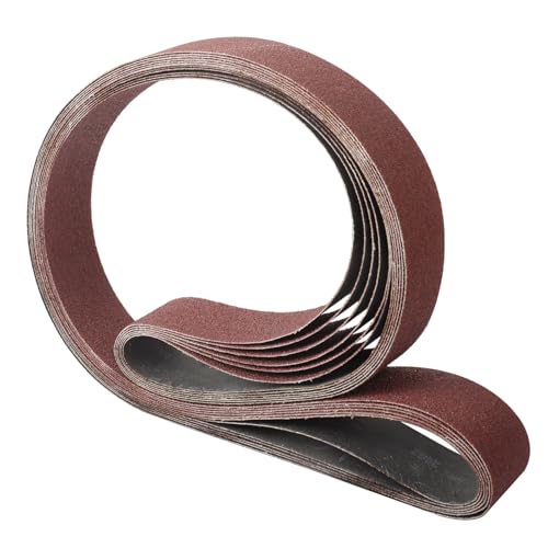 STEBRUAM 6PCS Sanding Belt 50 x 2000 mm 80 Grit