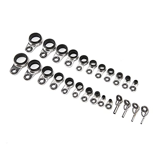 NIZUUONE Guías de Pesca Anillos de Línea para Lanzamiento de RocaConsejos Superiores de Pesca,Consejos Superiores de Pesca para Lanzamiento de Rocas para Carretes
