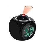 Wosonku Multifunction Voice Talking LCD Diplay Digital Alarm Clock LED Projection Decor