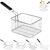 Genérico Cesta para freír Acero Inoxidable para Barbacoa, Restaurante, hogar, 6L/8 L/11L