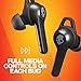 Skullcandy Indy Fuel in-Ear Wireless Earbuds, Wireless Charging, 30 Hr Battery, Microphone, Works with iPhone Android and Bluetooth Devices - Black