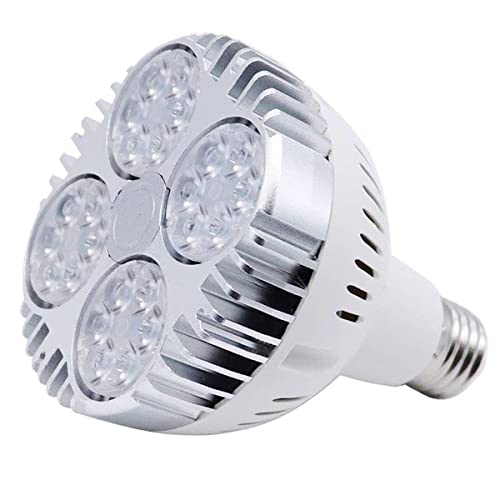 LEDHOLYT 35W(75w Equivalent) PAR30 24pcs LEDs White SpotLight Bulb E26 Project Tracking Light 24 Degree Beam (35W, White)