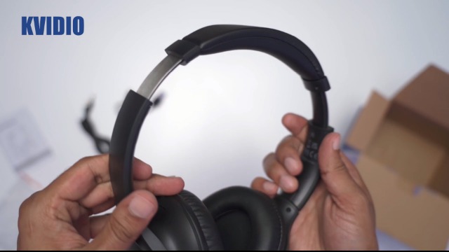 Cuffie Bluetooth KVIDIO - 55 Ore Autonomia, Pieghevoli, Con Microfono, Per TV/PC/Telefono - Foto 8