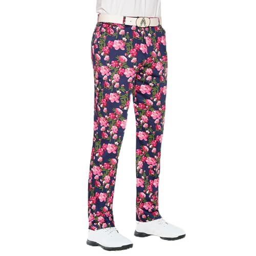 Image of Royal & Awesome Mens Golf Pants, Golf Pants Men Relaxed Fit, Plaid Pants Men
